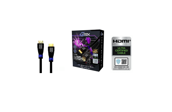 Laser expands GTEK HDMI 2.1 cable range to 3m and 5m to support